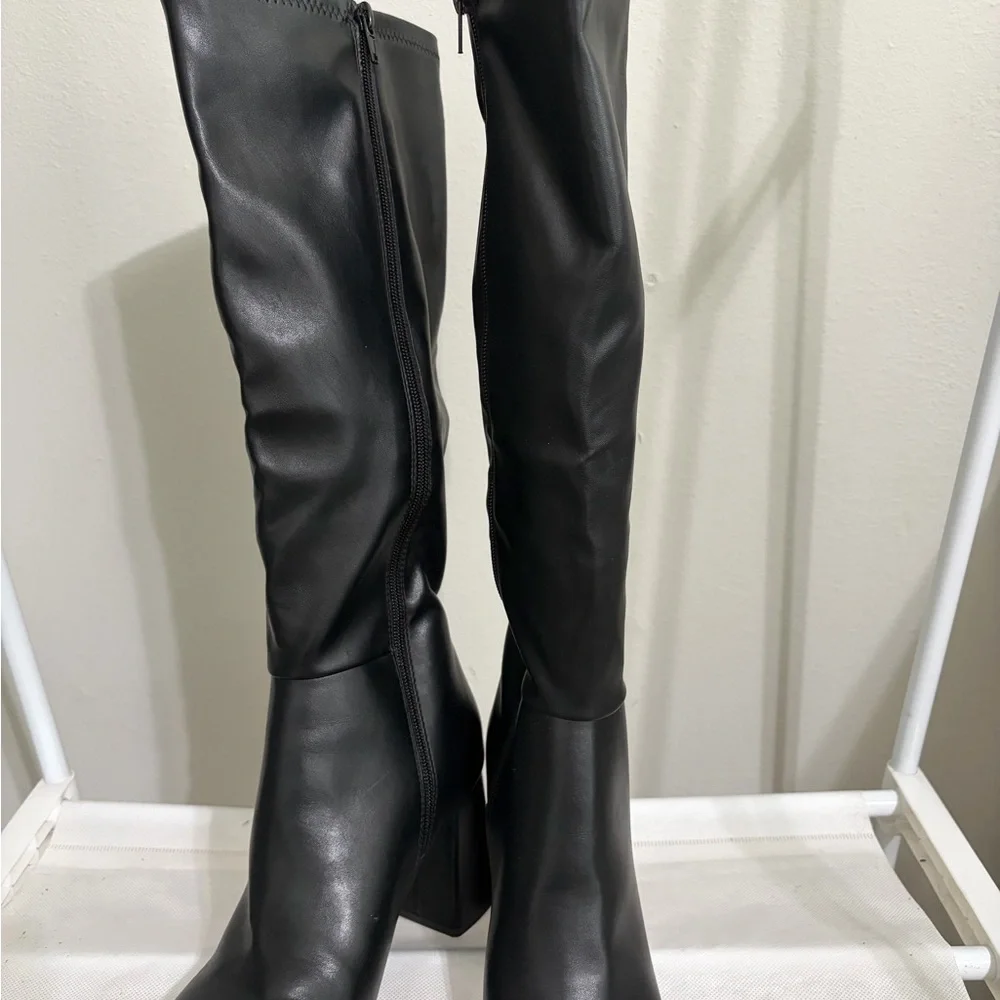 Madden Girl Black Over-the-Knee Boots